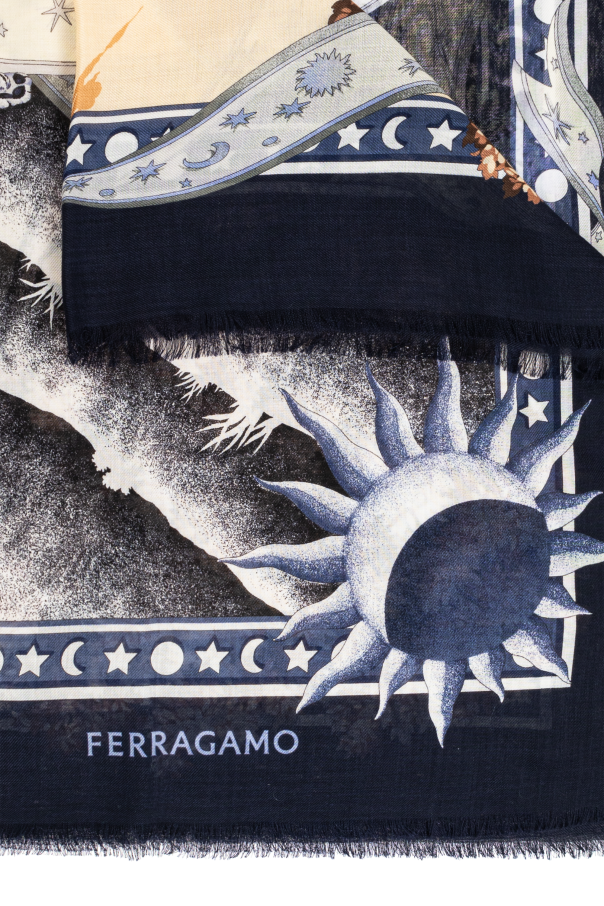 FERRAGAMO Scarf with print