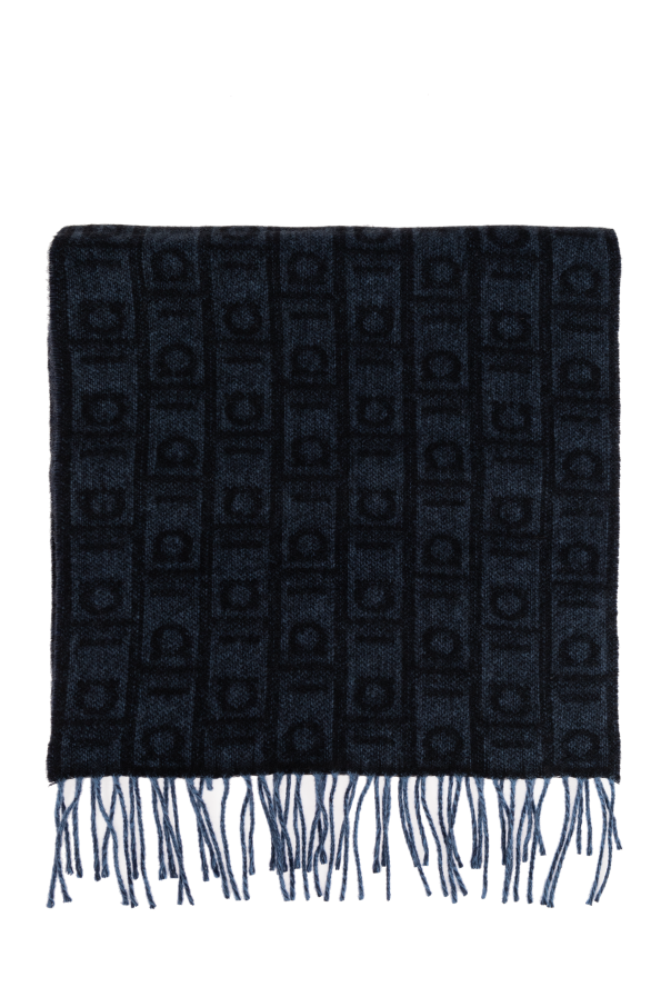 FERRAGAMO Cashmere scarf with monogram