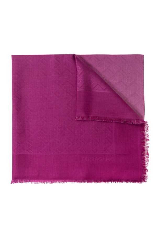 Scarf with monogram od FERRAGAMO