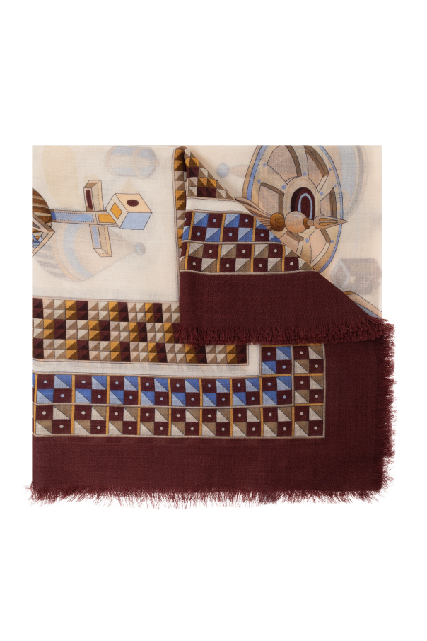 Cashmere scarf with print, zdjęcie 1 Cashmere scarf with print od FERRAGAMO