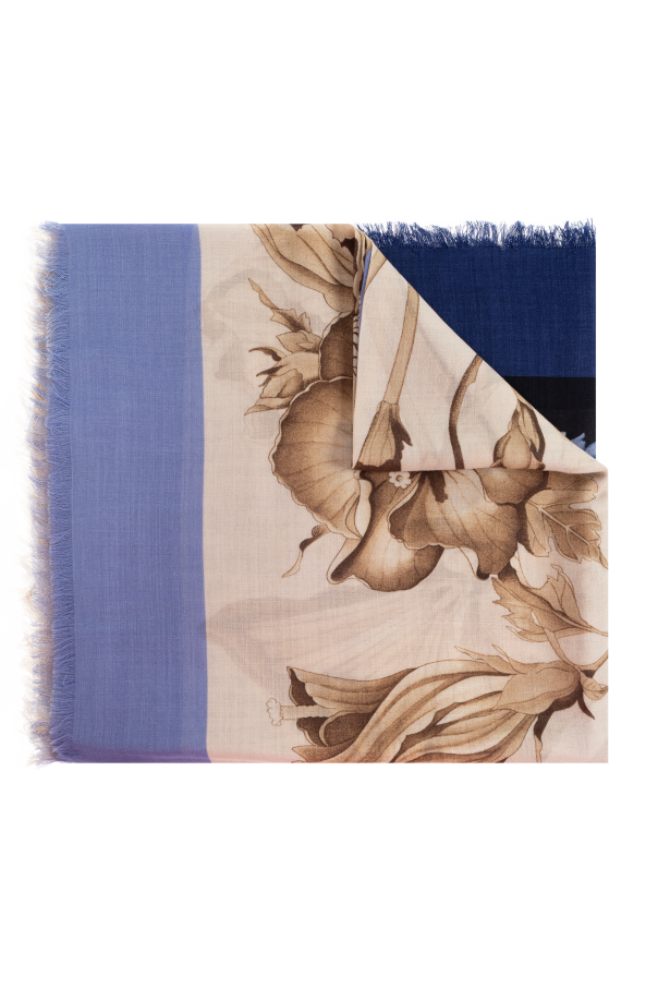 Cashmere scarf with floral pattern, zdjęcie 1 Cashmere scarf with floral pattern od FERRAGAMO