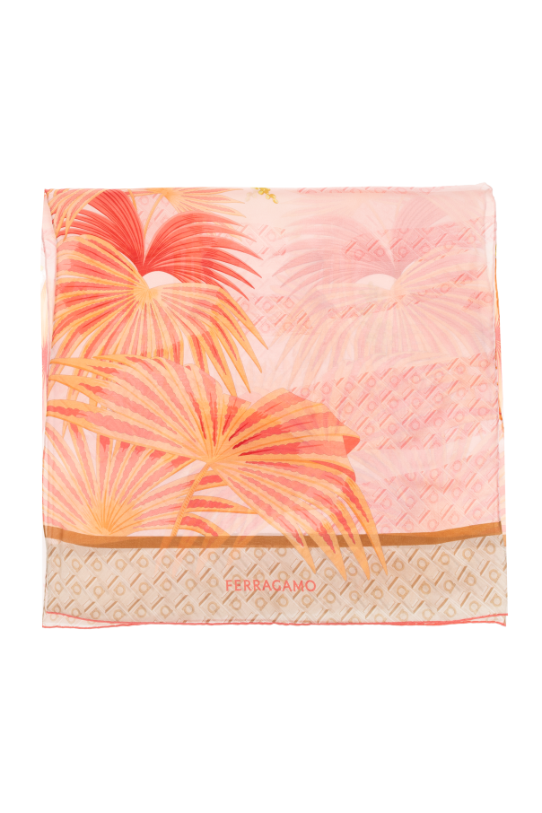 Silk scarf with print od FERRAGAMO