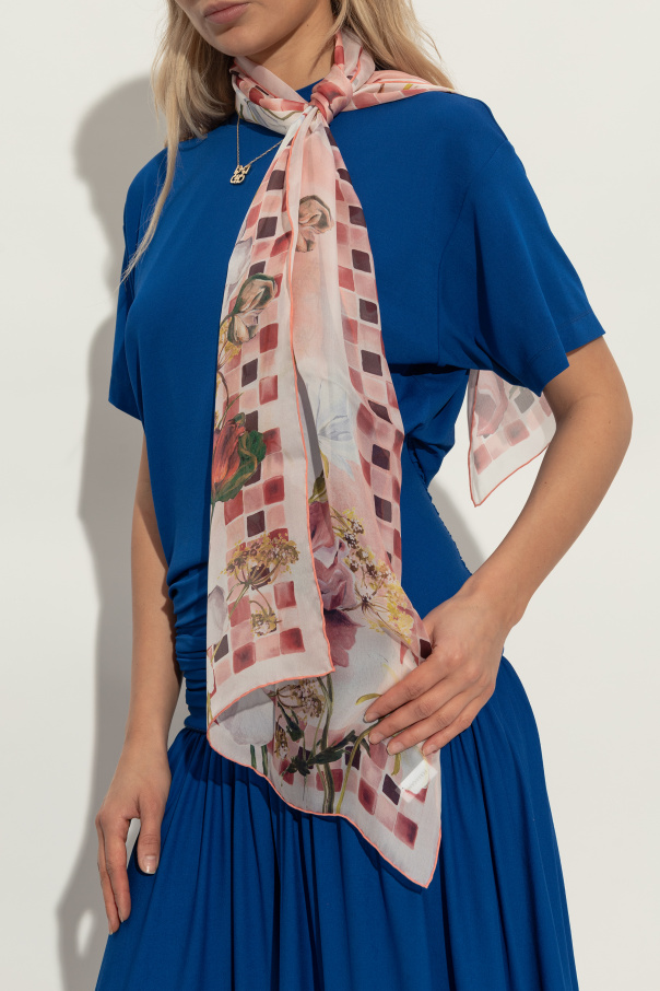 FERRAGAMO Seidenschal mit Blumenmuster