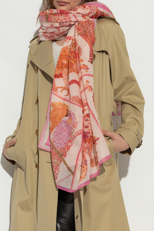 FERRAGAMO Scarf with floral motif