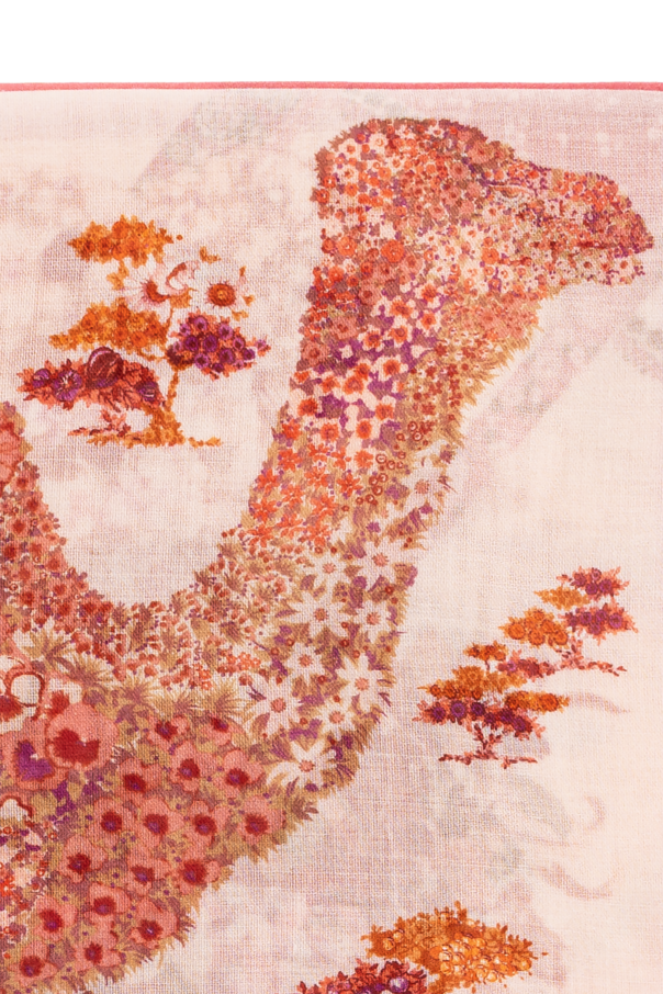 FERRAGAMO Scarf with floral motif