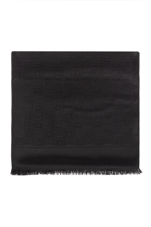 Scarf with monogram
