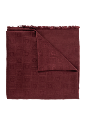 Scarf with monogram