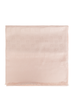 Scarf with monogram