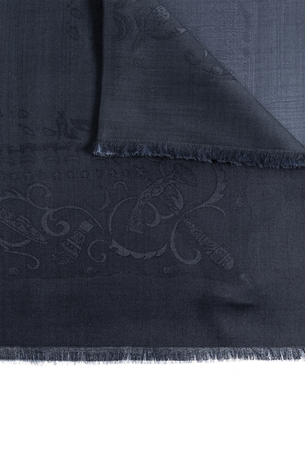FERRAGAMO Silk scarf with decorative pattern