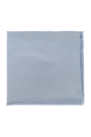 Silk scarf with monogram