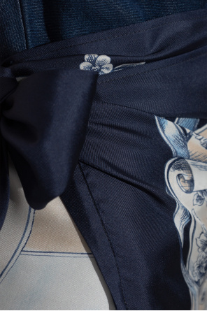 FERRAGAMO Seiden-Pareo mit Blumenmuster