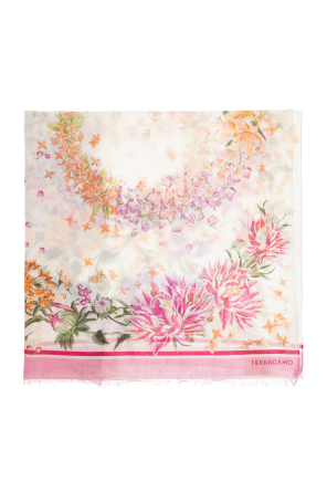 Pañuelo con motivo floral