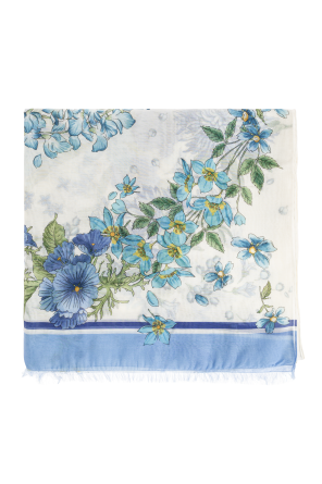 Scarf with a floral motif od FERRAGAMO