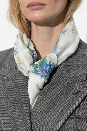 Scarf with a floral motif od FERRAGAMO
