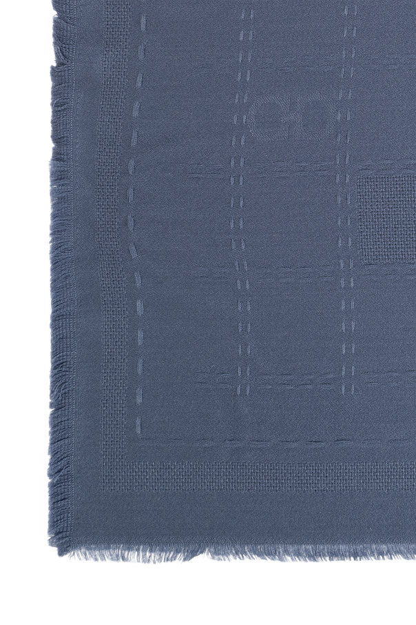 FERRAGAMO Wool scarf with logo