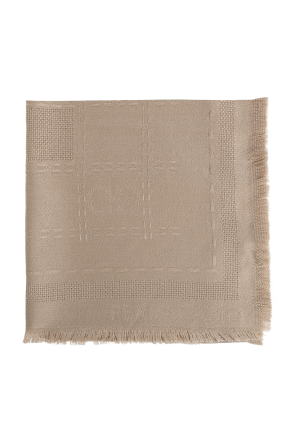 Wool scarf with logo od FERRAGAMO