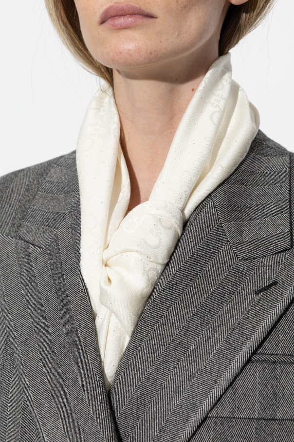FERRAGAMO Scarf with lurex thread and shimmering sequins