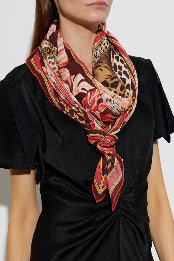 FERRAGAMO Kaszmirowa chusta