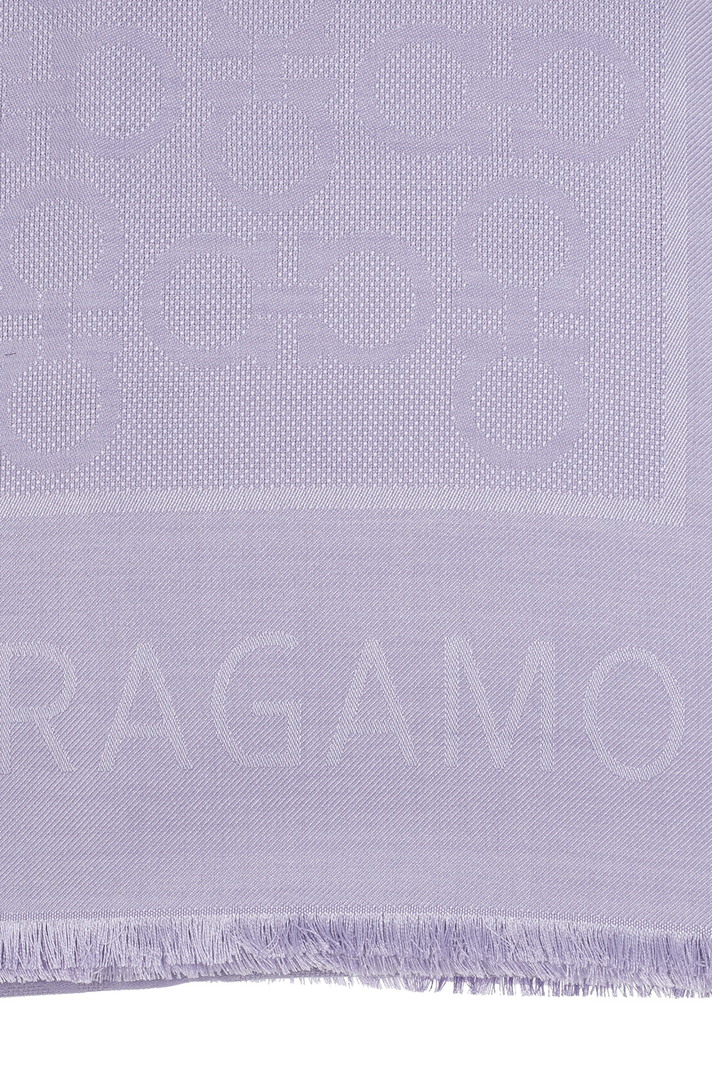 Salvatore Ferragamo Logo-embroidered shawl