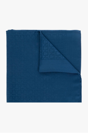 salvatore santoro blue leather blazer od Salvatore Ferragamo