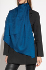 FERRAGAMO BLUE Scarf with monogram