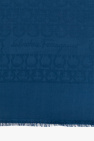 FERRAGAMO BLUE Scarf with monogram