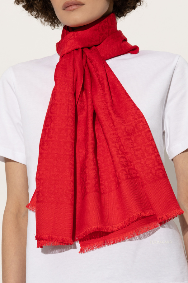 FERRAGAMO Monogrammed scarf