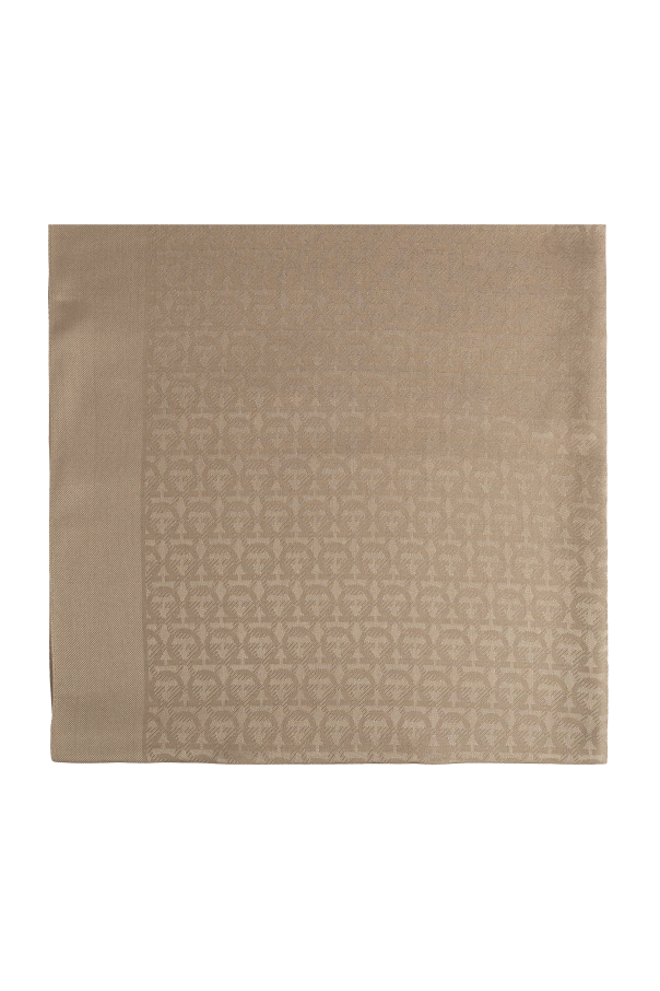 Silk scarf with monogram od FERRAGAMO