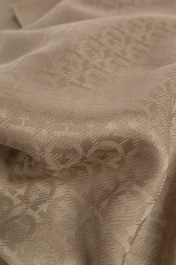 FERRAGAMO Silk scarf with monogram