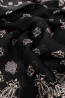 Saint Laurent BLACK Paisley scarf