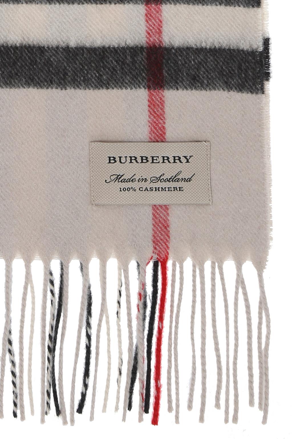 Checked Scarf Burberry - Vitkac France