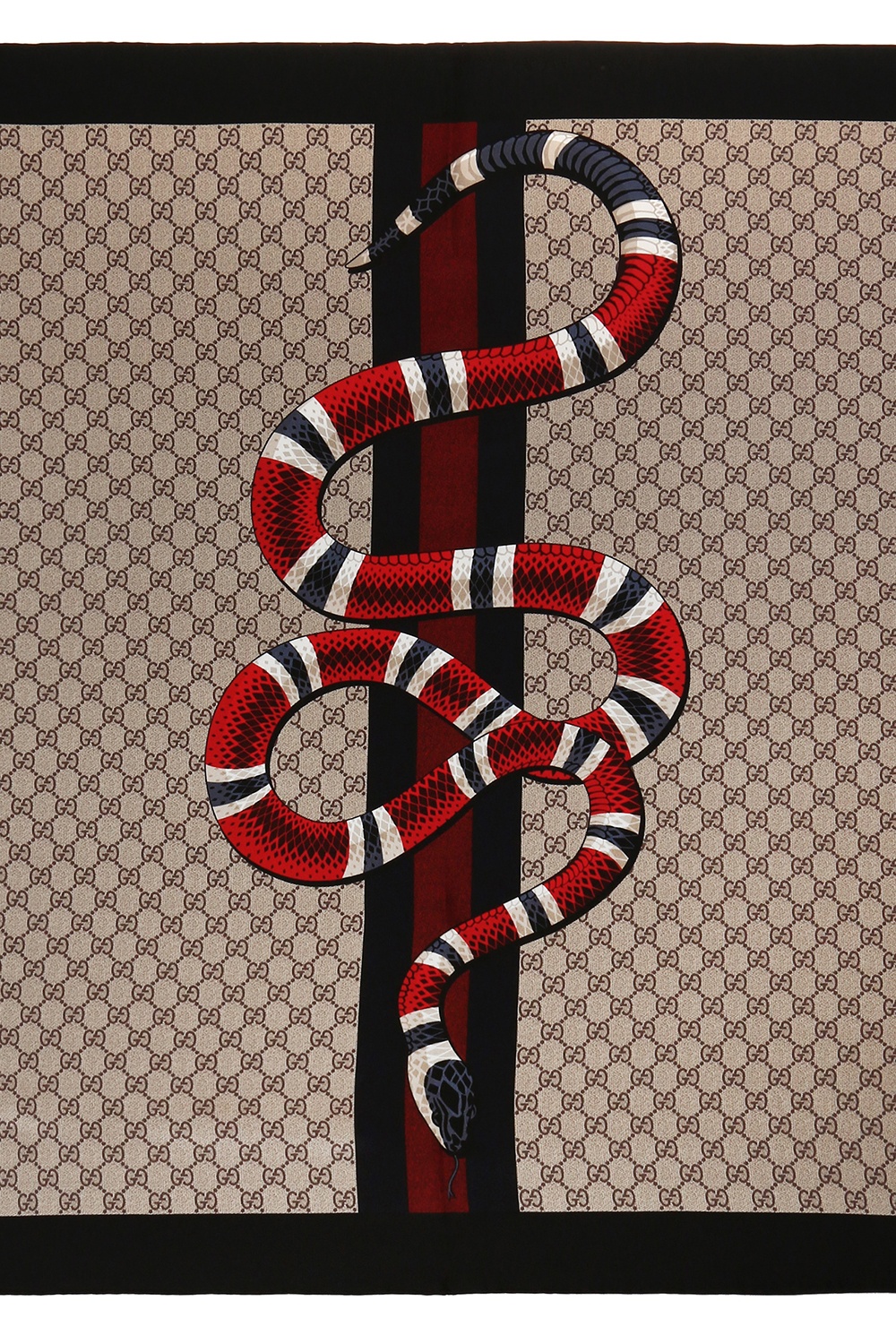 Snake print shawl - US