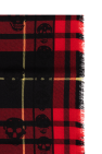 Alexander McQueen RED Woolen scarf