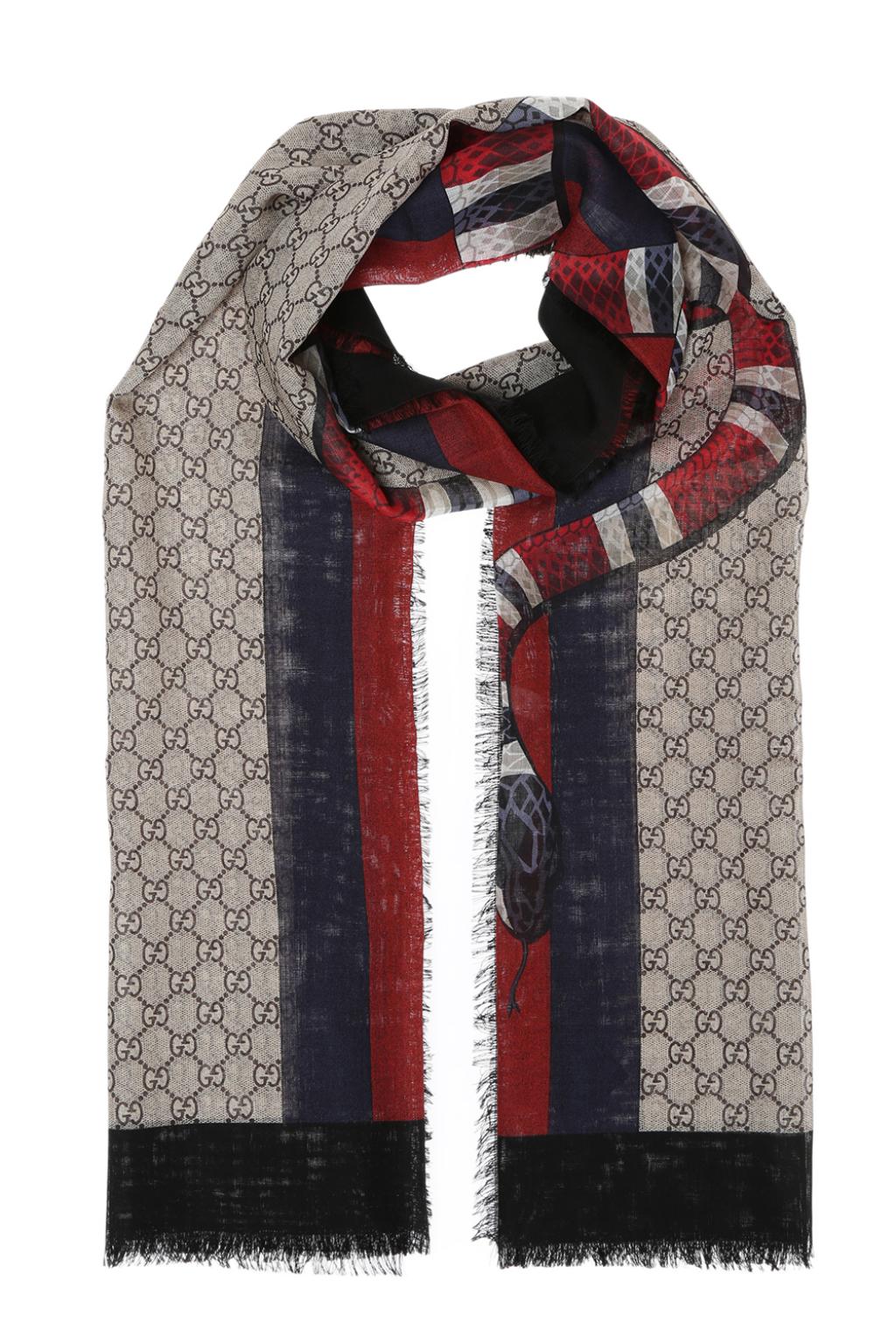 Men's Accessories | Gucci Patterned scarf | the best boots from gucci pre  fall | IetpShops