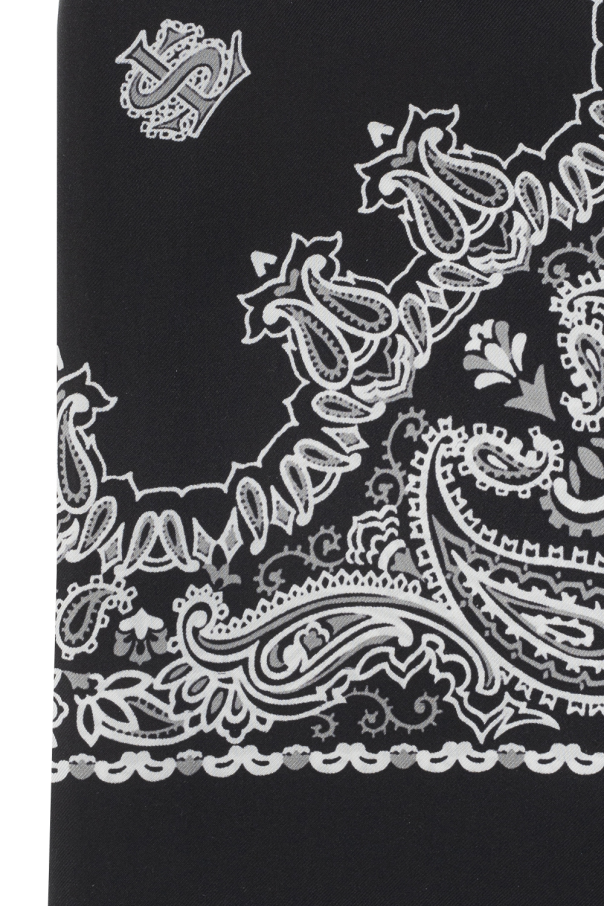 Saint Laurent Scarf with a 'paisley' motif