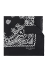Saint Laurent BLACK Scarf with a 'paisley' motif