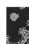 Saint Laurent BLACK Scarf with a 'paisley' motif