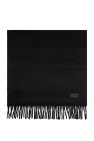 Saint Laurent Logo-patched scarf