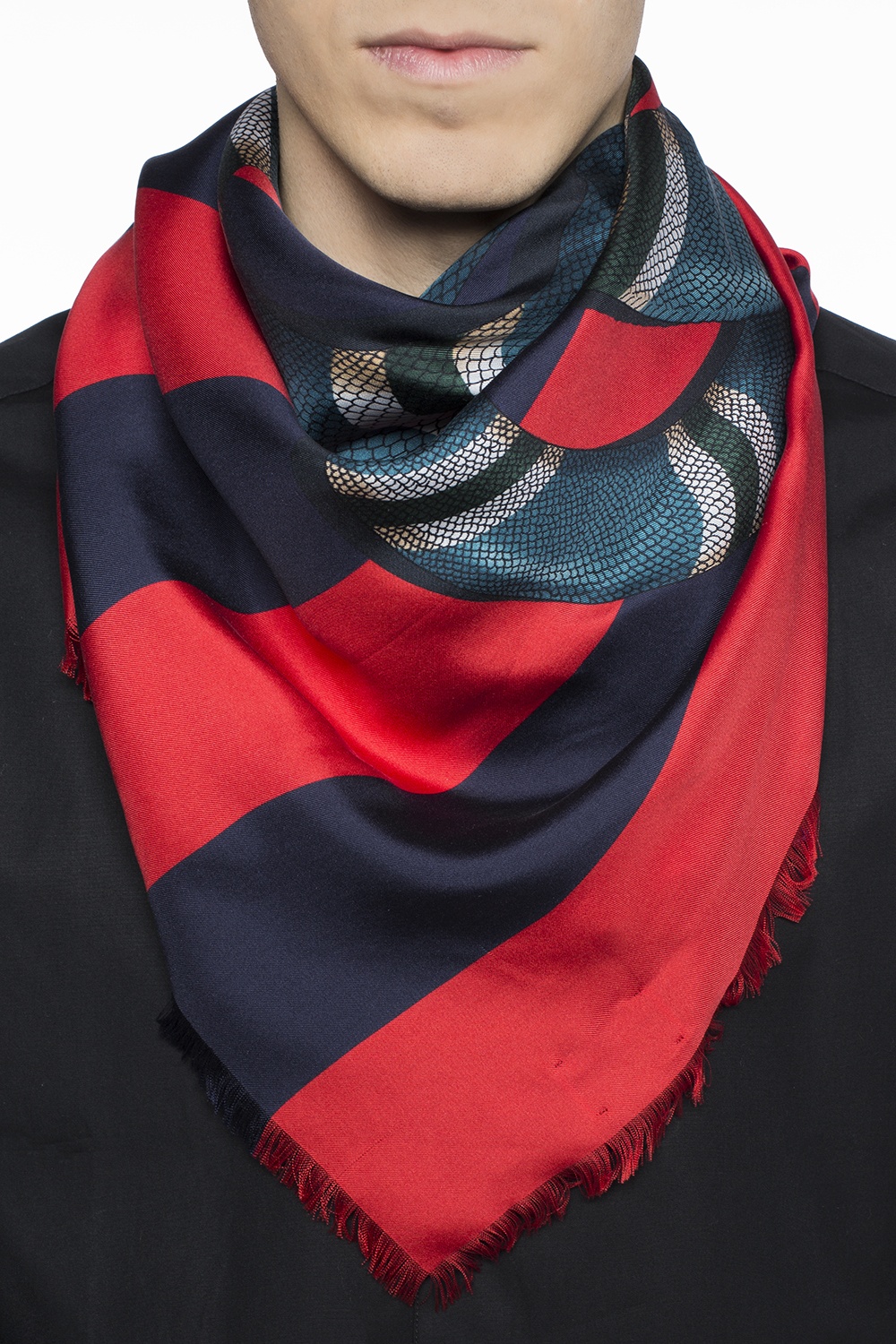 gucci kingsnake scarf