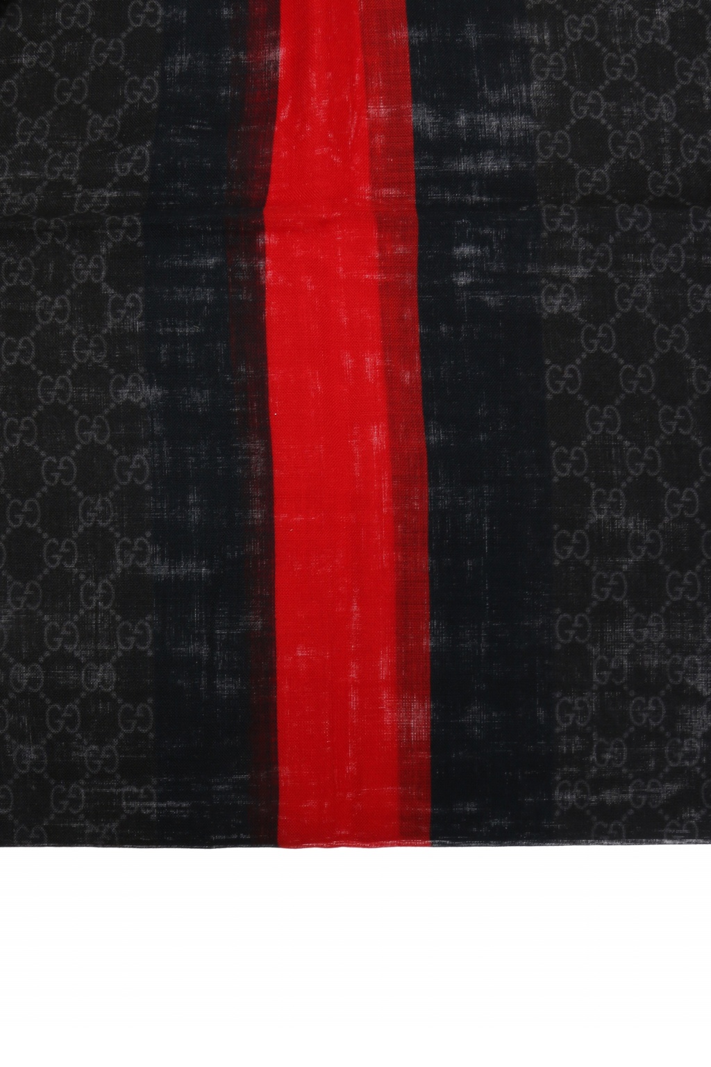 GUCCI Large scarf Snake pattern 200x70m Brown Red 100% Silk
