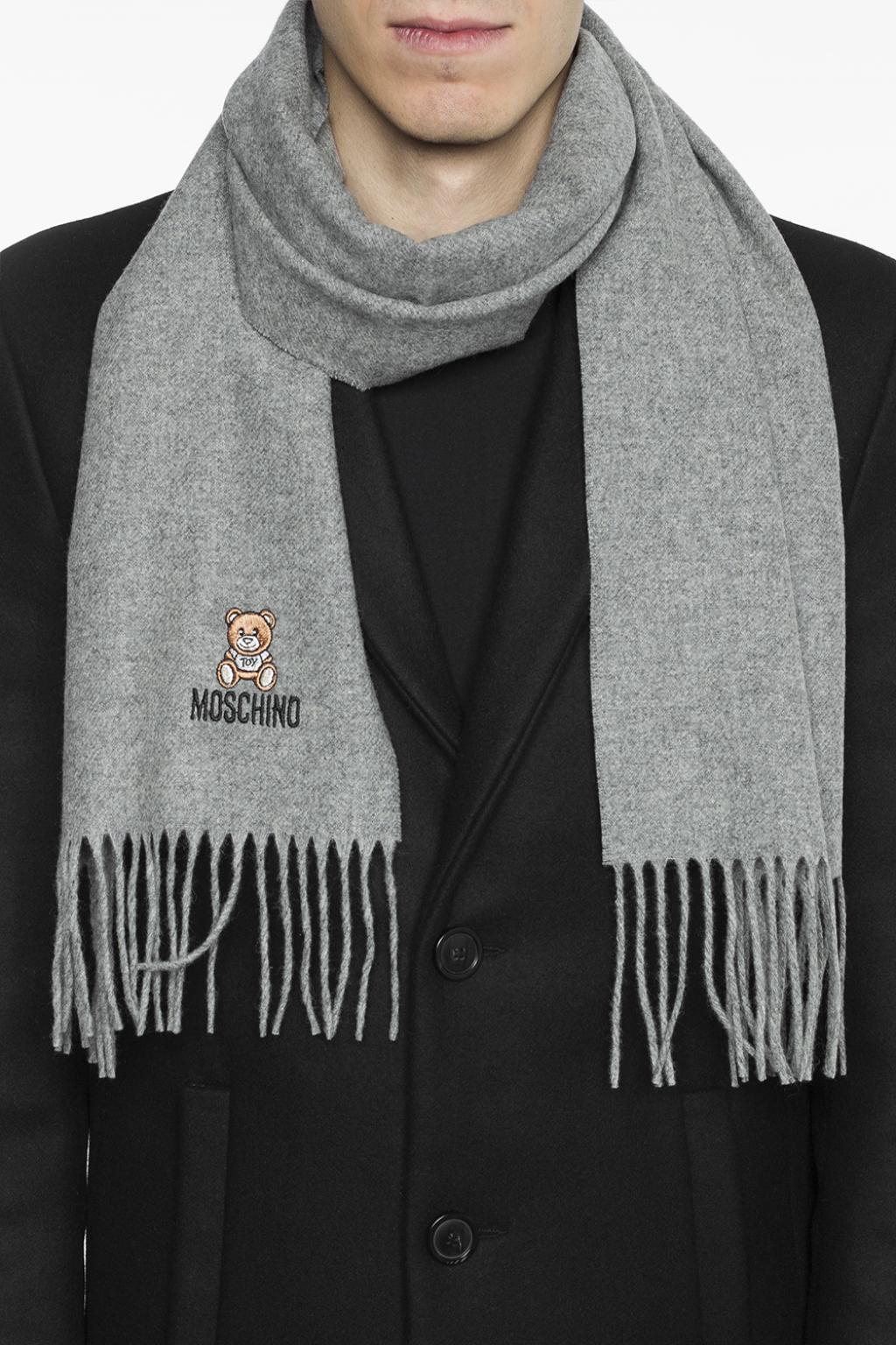 moschino bear scarf