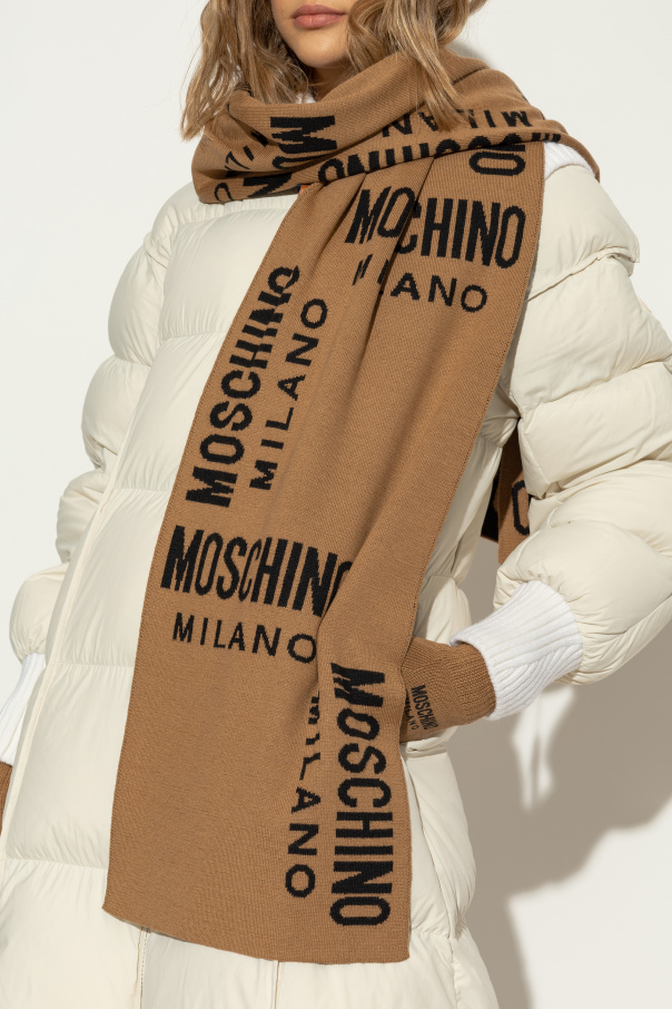 Moschino Szal z logo