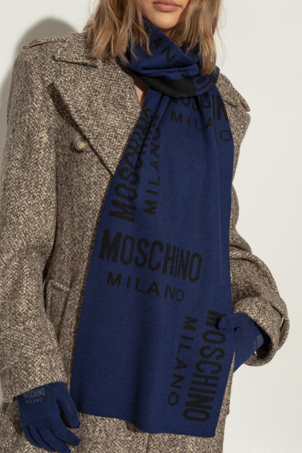 Moschino Szal z logo