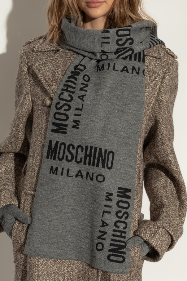 Moschino Szal z logo