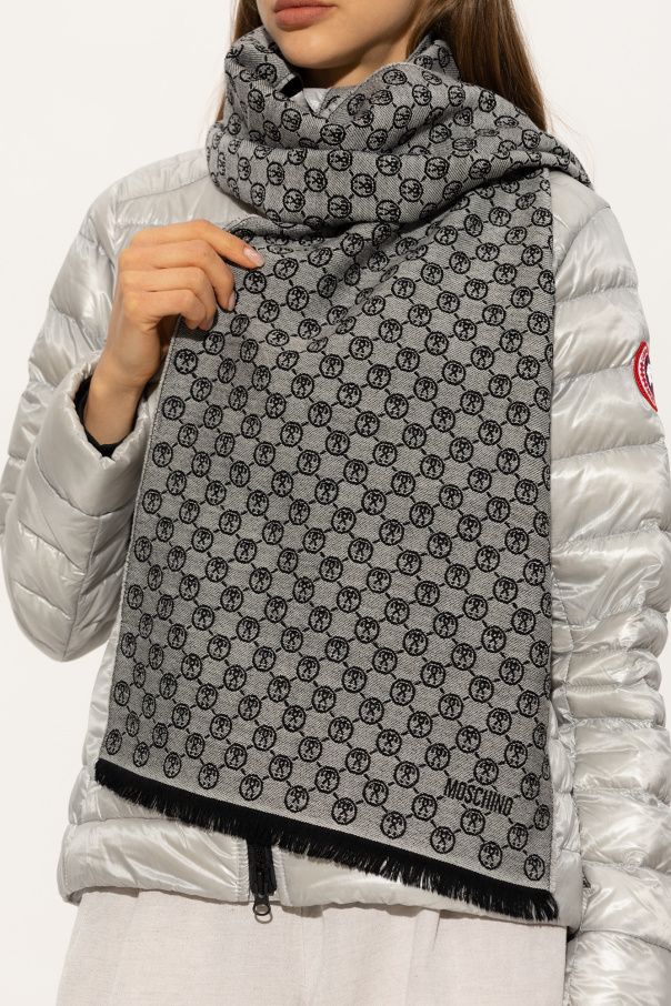 Moschino Monogrammed scarf