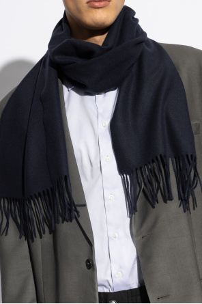 Wool scarf with logo od Moschino