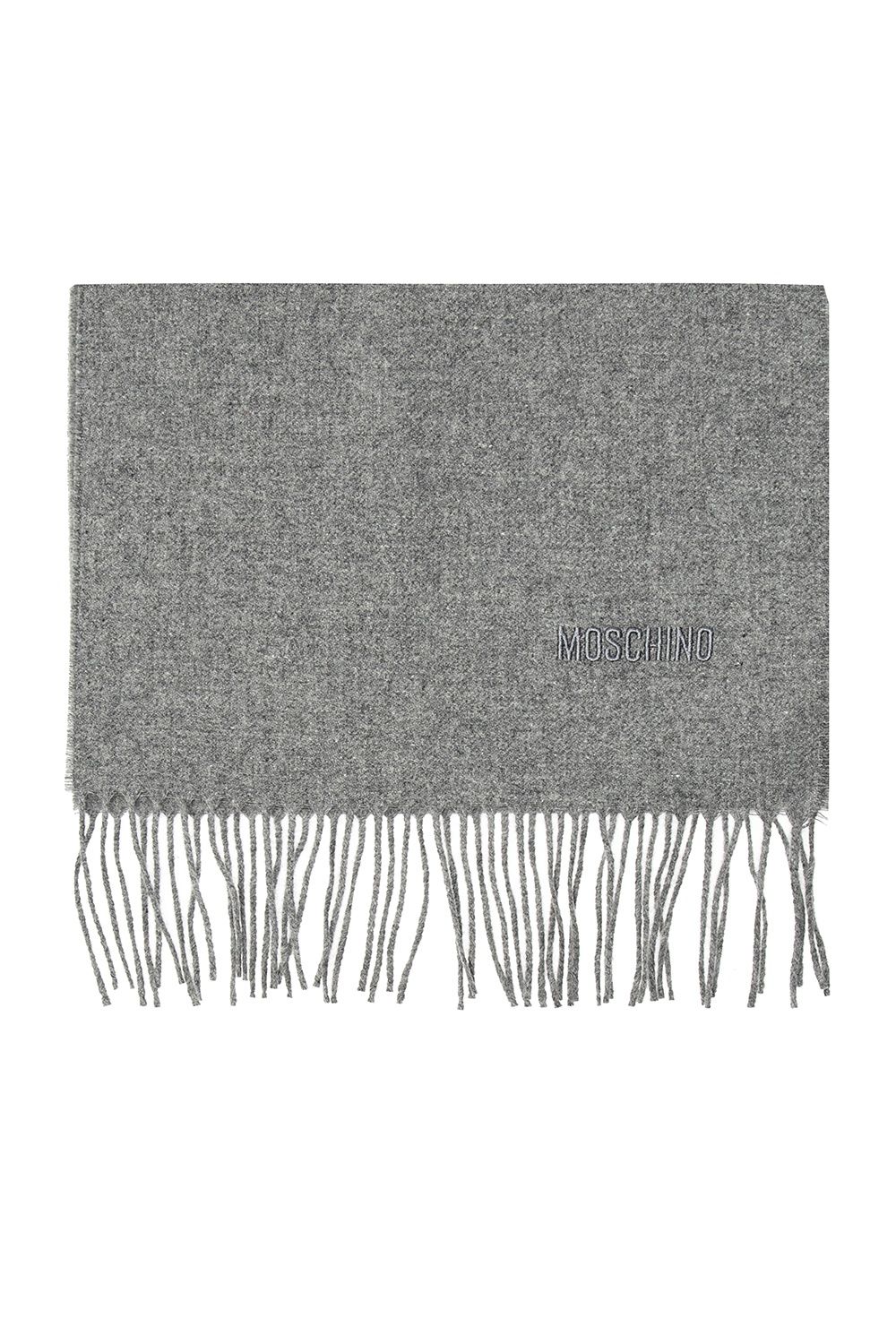 Moschino Wool logo scarf