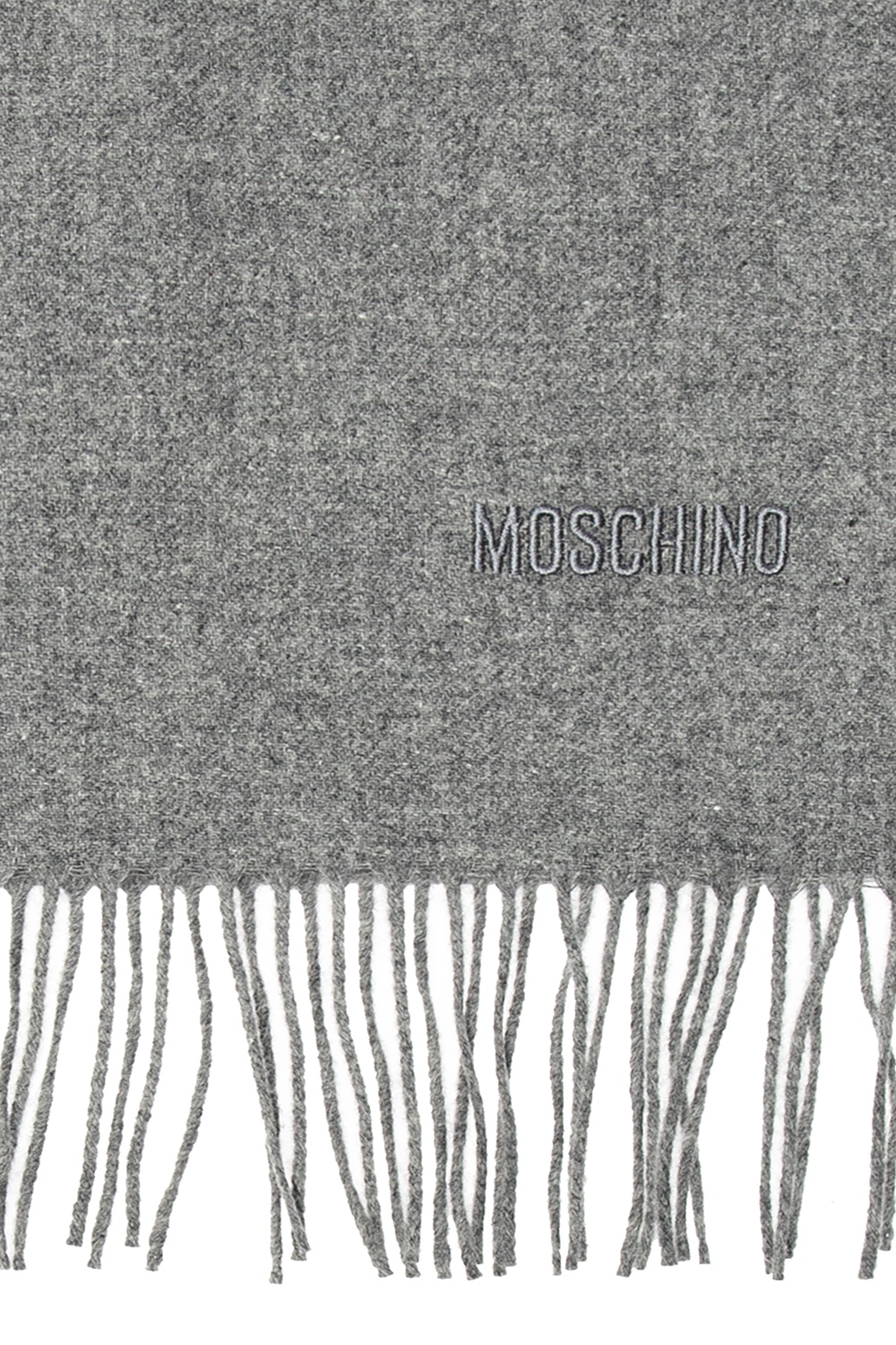 Moschino Wool logo scarf