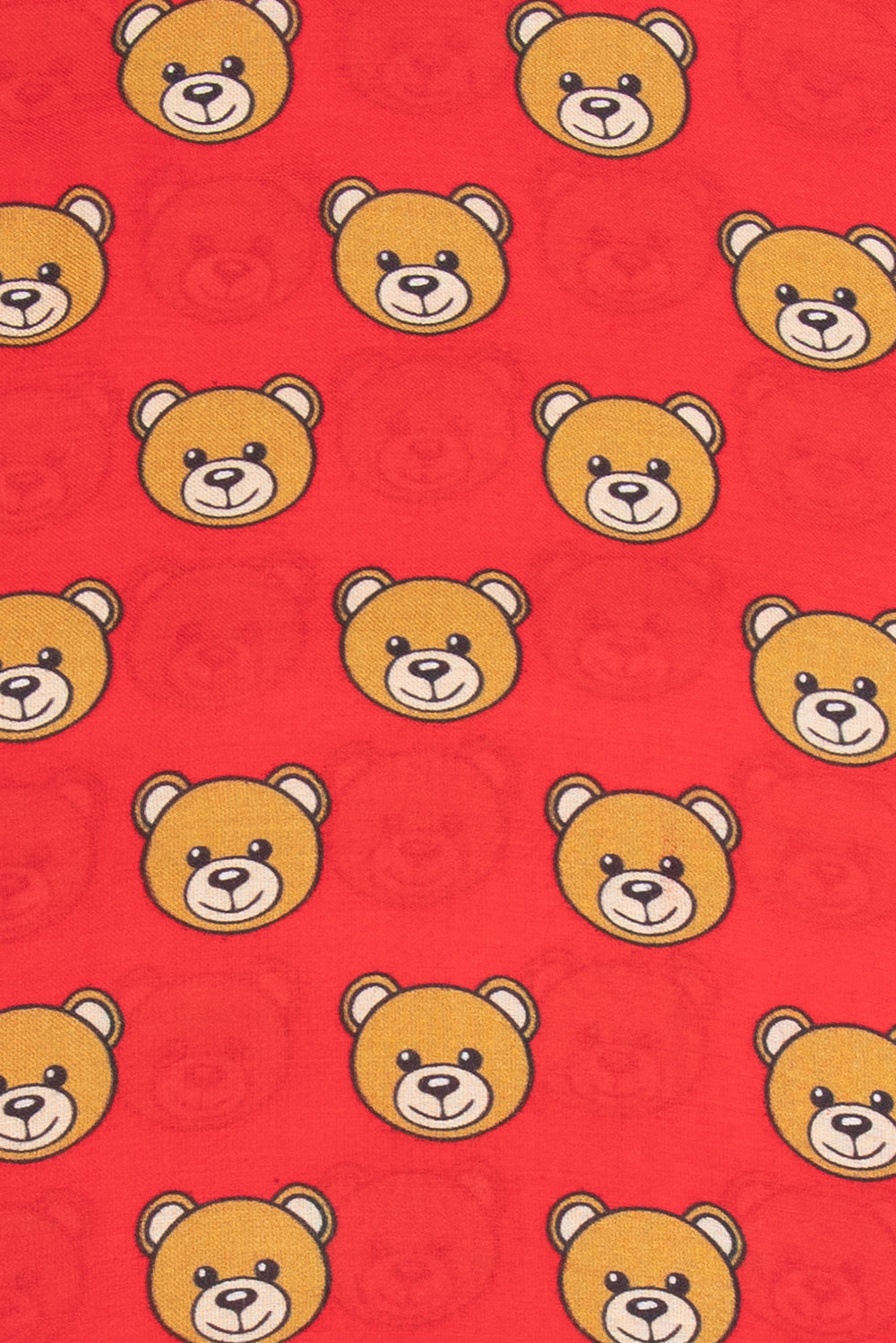 Moschino Scarf with motif of Teddy bear