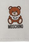 Moschino Wool scarf with logo